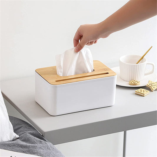 Tissue Box with Mobile Holder