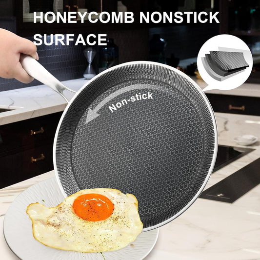 Laser Coating Deep Tawa with Handle-32cm