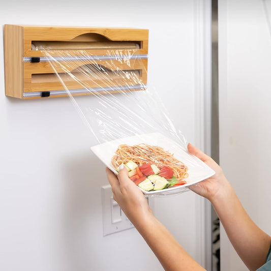 2 in 1 Foil and Plastic Wrap Dispenser