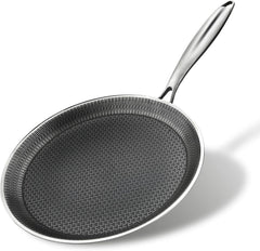 Laser Coating Deep Tawa with Handle-32cm