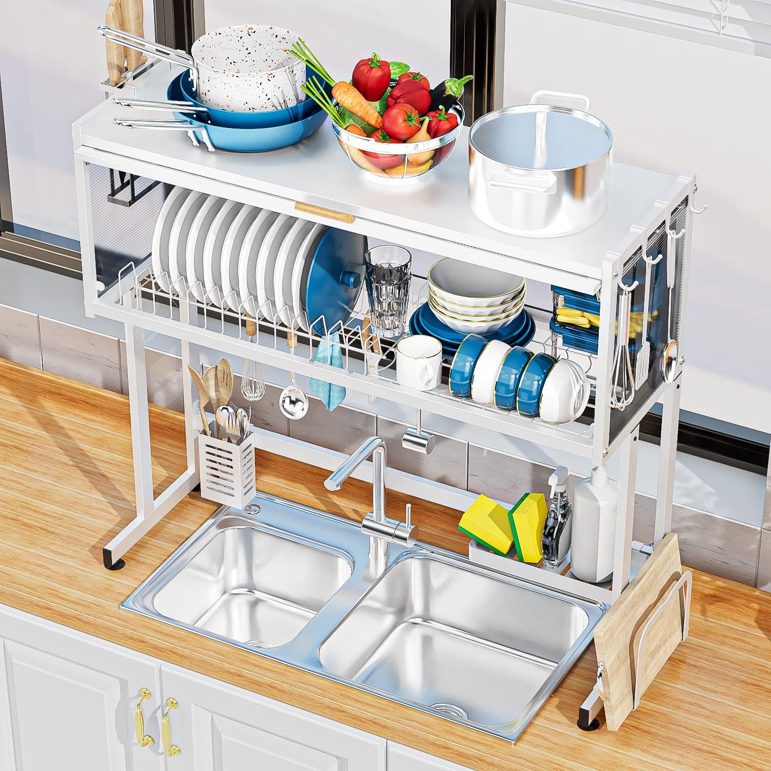 Over The Sink Dish Drying Rack (Large)