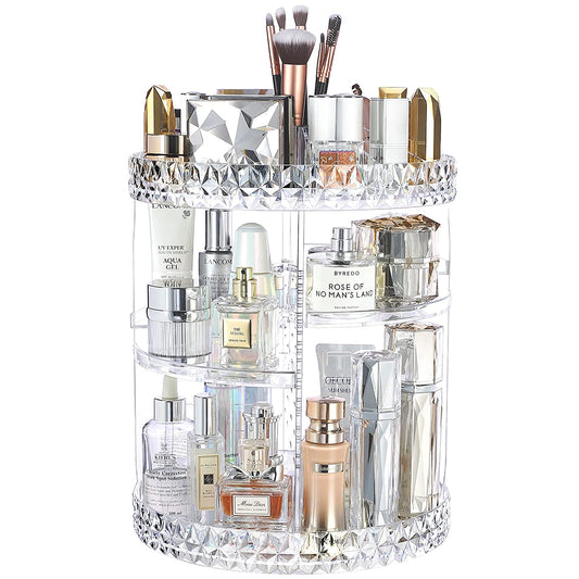360 Degree Rotating Makeup Organizer-Minor Damage
