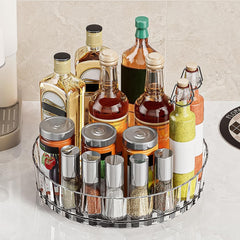 Multifunctional Rotating Storage Tray