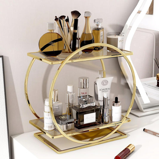 2 Tier Makeup Organizer Rack
