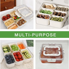 6 Grid Snack Storage Box