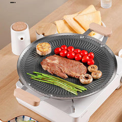Laser Coating Tawa Wooden Handle 38 cm