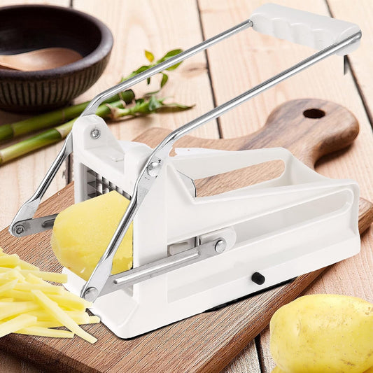Potato Cutter French Fries Slicer -White