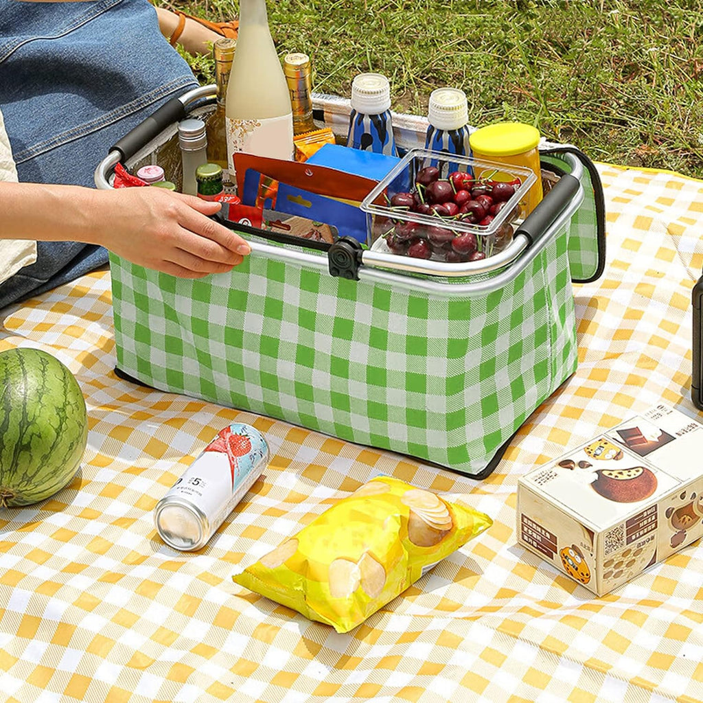 Foldable Insulated Picnic Basket – Zahra Stores