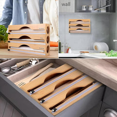 3 in 1 Foil and Plastic Wrap Dispenser