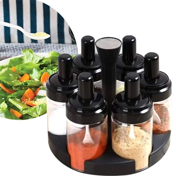 6-Pieces Spices Seasoning Jars
