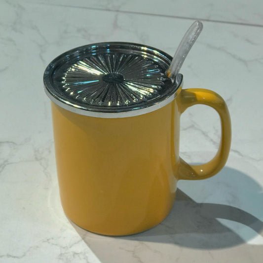 Ceramic Mug with Lid-D1