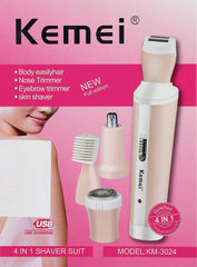 KEMEI 4 in 1 Beauty Kit KM-3024