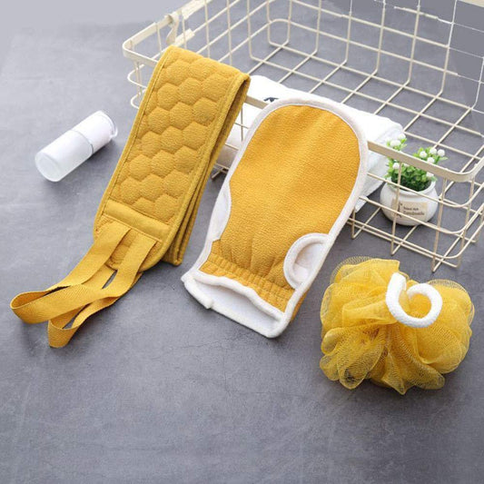 3 in 1 Bath Belt Set-Mustard