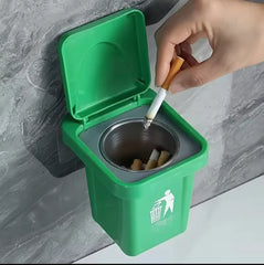 Wall Mounted Ashtray With Lid