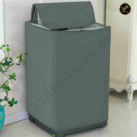 Washing Machine Cover With Pouch (for 12 to 16 KG)