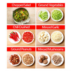 Hand Pressure Vegetable Chopper Steel Bowl 2.Liter