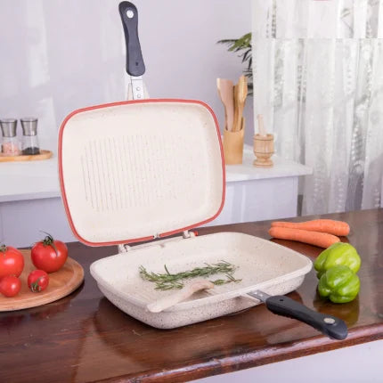 Dessini Double Sided Grill Pan 36cm (White)