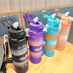Motivational Water Bottle-Ferozi