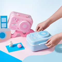 Camera Design Bento Lunch Box-Pink