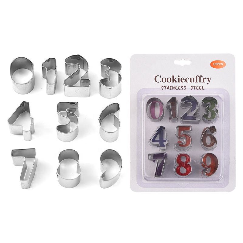 0 TO 9 Cookie Cutter Small