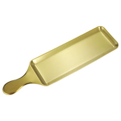 Golden Serving Tray with Handle