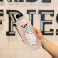 Cartoon Printed Water Bottle
