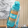 Motivational Water Bottle-Ferozi