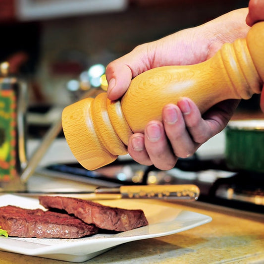 Wooden Black Pepper Grinder-L