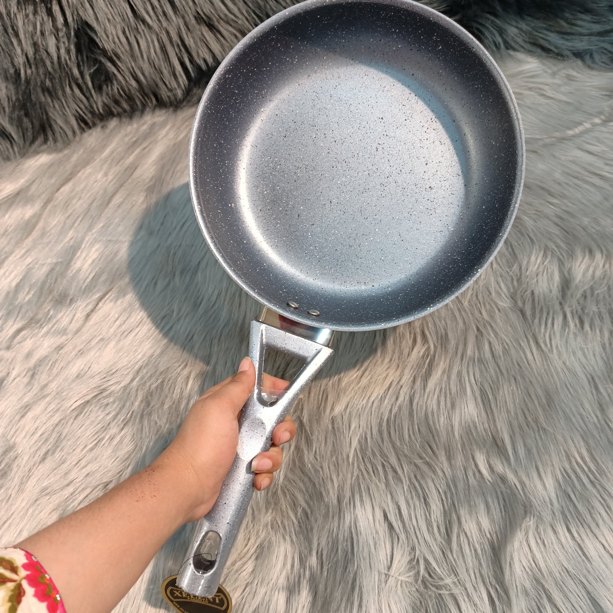 XELENT Marble Frying Pan Blue-28 CM