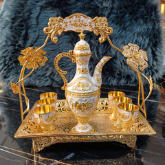 Metal Turkish Kehwa Set D2