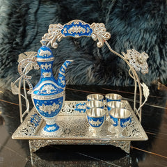 Metal Turkish Kehwa Set D2