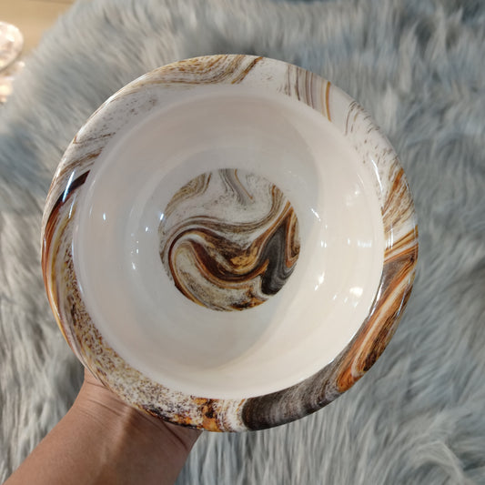 Melamine Brown texture Bowl (S)