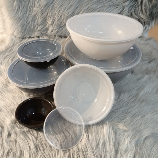 PLASTIC NESTING BOWL SET 12-PCS