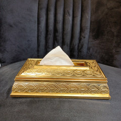 Tissue Box Golden