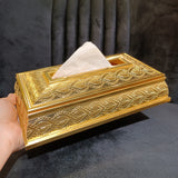 Tissue Box Golden
