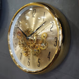 Gears Wall Clock (Golden)