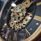 Wall Mounted Gear Clock (Golden)