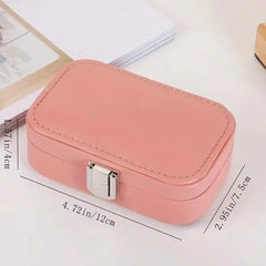 Portable Leather Jewellery Box