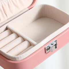 Portable Leather Jewellery Box