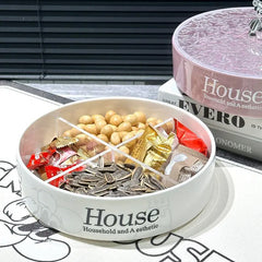 4 Compartment Multifunctional Snack Tray