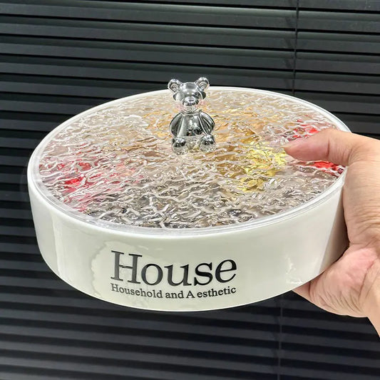 4 Compartment Multifunctional Snack Tray