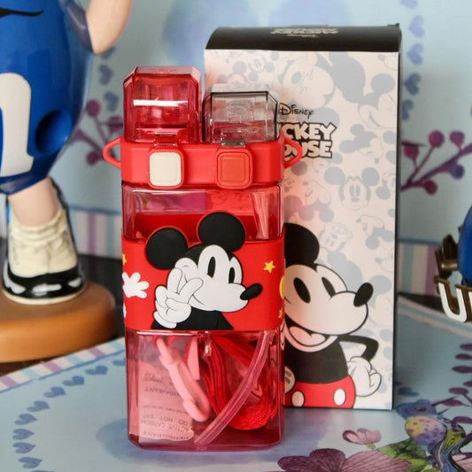 Two-Compartment Water Bottle-Red