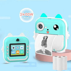 Mini Pocket Camera With Printer
