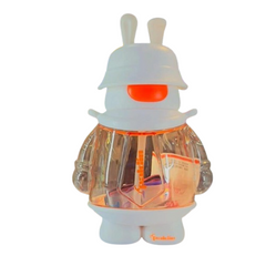 Space Rabbit Sipper Bottle -White