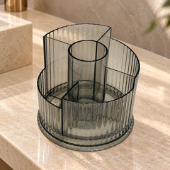 360°Rotating Makeup Organizer-Black