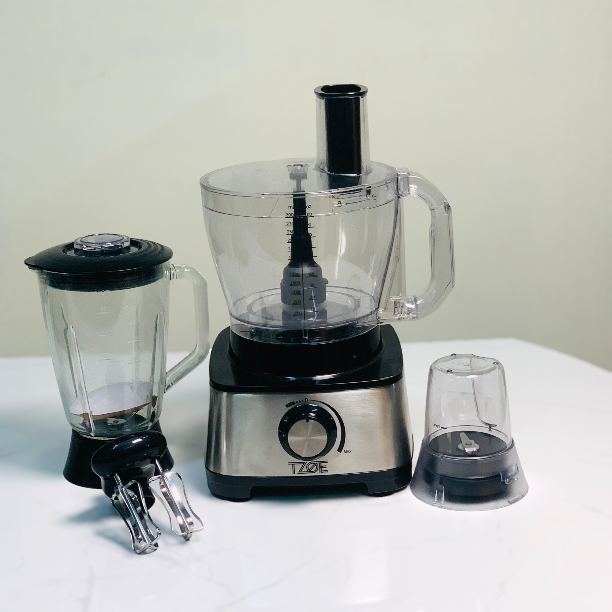 TZOE 10 in 1 Food Processor