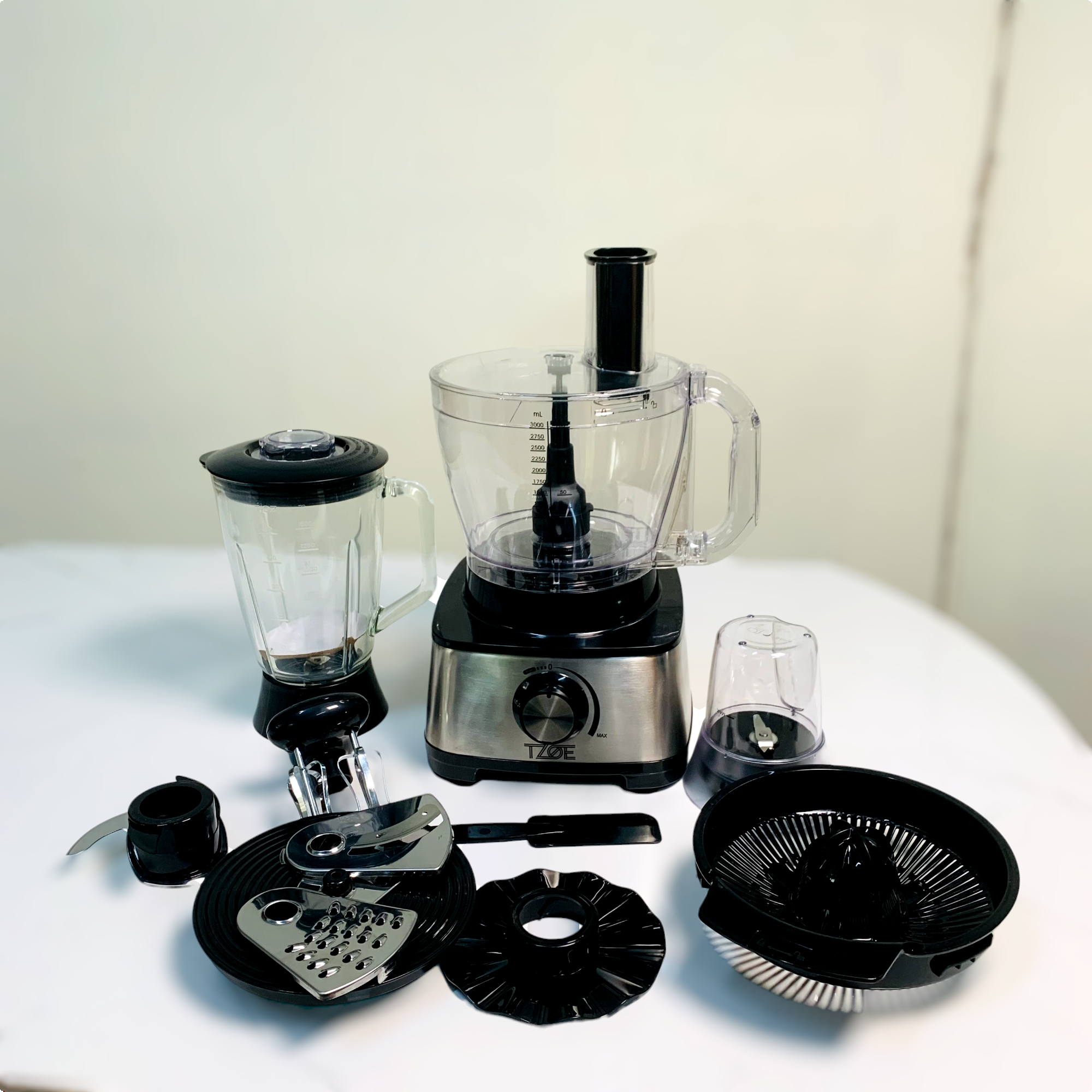TZOE 10 in 1 Food Processor