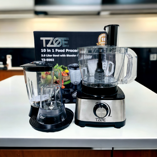 TZOE 10 in 1 Food Processor