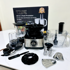 TZOE 10 in 1 Food Processor