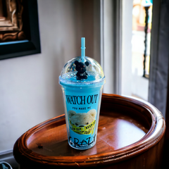 Space Wall Design Cute Sipper Glass